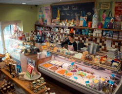 picture of food display in enjoy from white gables