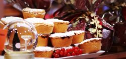mince pies and Christmas puddings