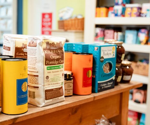 White Gables Grocery shelf