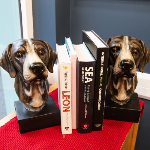 Dog Book Ends White Gables Galway